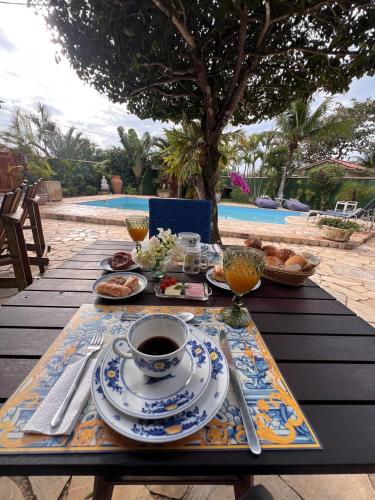bazen, Vila alecrim Guest House in Praia Baia Formosa