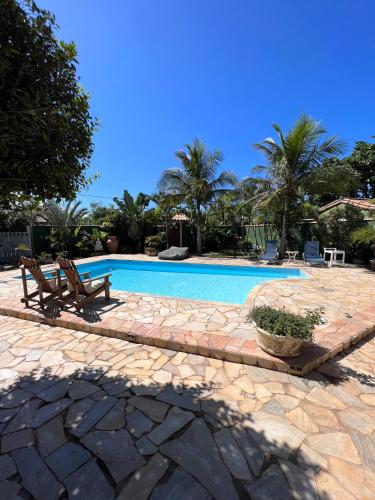 bazen, Vila alecrim Guest House in Praia Baia Formosa