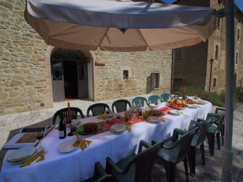 Erkély/terasz, Mansion in Apecchio near Lake and Pool in Apecchio