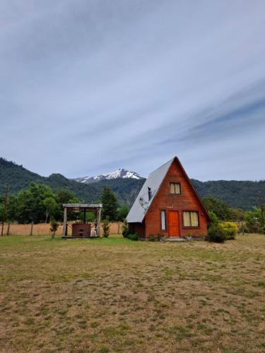 Cabaña en Choshuenco con Tinaja