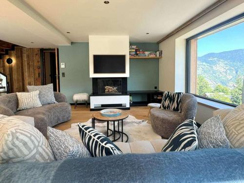 Chalet spacieux aux Allues, 12 pers., sauna, terrasse - FR-1-180-662 in Les Allues