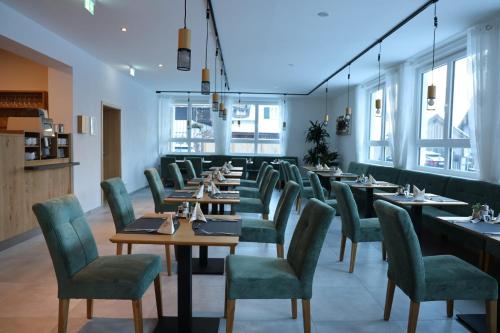 餐廳, 貝爾格弗裡德伽斯霍夫飯店 (Gasthof Bergfried) in 哈爾施塔特