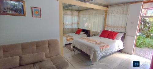 2 double beds