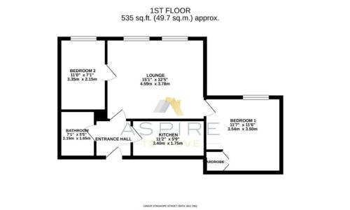 Great Stanhope St - Central Flat in Bath - Sleeps 6, Bath (zdjęcie 7)