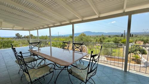 Erkély/terasz, Elysian Retreat in Agios Avgoustinos