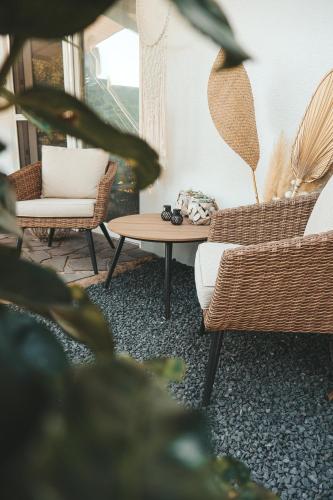 陽台/露台, Waldzauber Appartement in 霍爾豪森