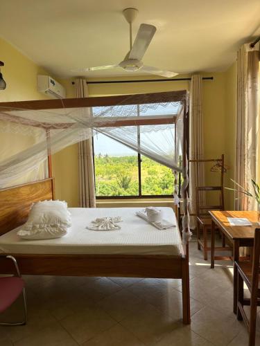 1 double bed