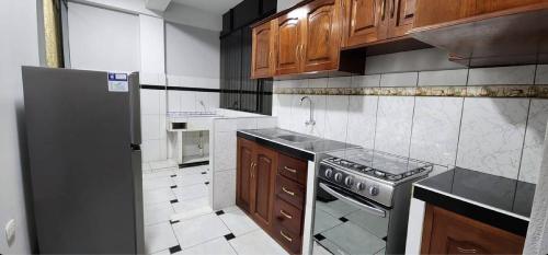 köök, Fully furnished apartment 10 min walking away from the main square in Rupa-Rupa