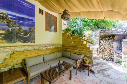 Erkély/terasz, La Casita con piscina privada de tres dormitorios in Torres