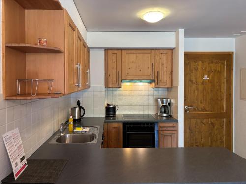 Konyha, Charming apartment located at the foot of the mountains in Val D'Illiez