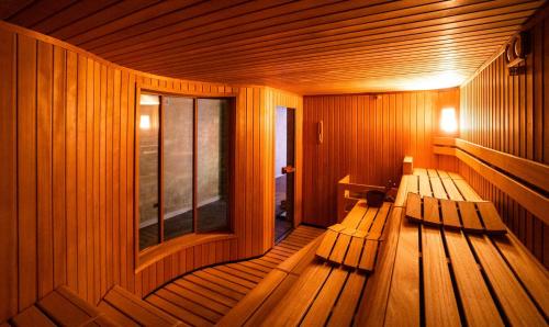 Sauna, Ambiez Residencehotel in Madonna di Campiglio