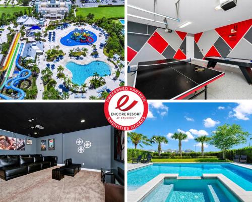 Picturesque Home with Games & Home Theater near Disney - 7652F - main image