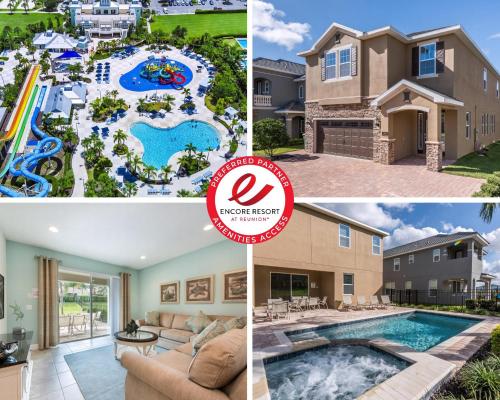Inviting Home With Private Pool Near Disney With Water Park & Resort Access At Encore Resort - 7498Mr