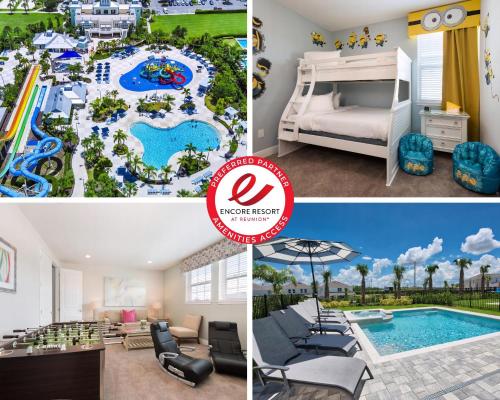 Vibrant Home by Rentyl Near Disney with Private Pool, Foosball Table & Resort Amenities - 7418M in Orlando, USA