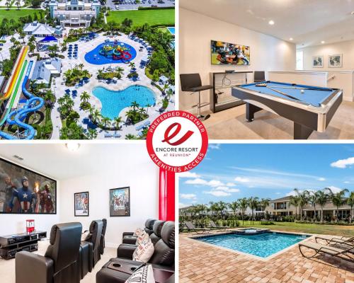 Stylish Home with Media Room & Pool Table near Disney - 7601M - main image