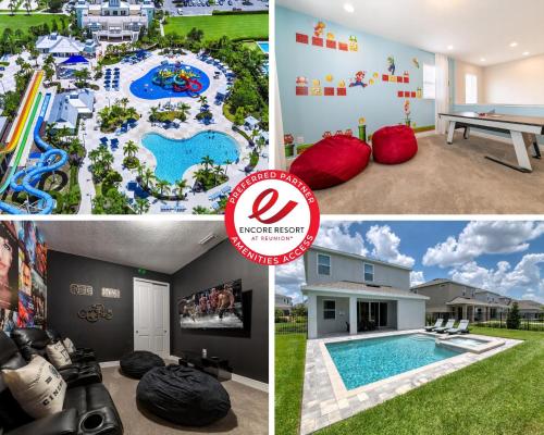 Charming Home by Rentyl Near Disney with Private Pool, Ping Pong Table & Resort Amenities - 7449M in Orlando, USA