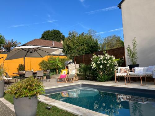 Vrt, Parenthèse de rêve - Piscine & confort au Mans (Parenthese de reve - Piscine & confort au Mans) in Coulaines