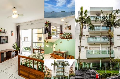 Apto na Enseada excelente localização, 500m da Praia, Garagem, Ar Condicionado Portaria 24 horas