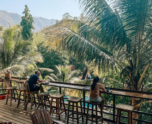 Étterem, Greengos Hotel in Lanquin
