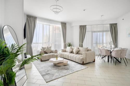 Casa Nomad - Magnificent 3BR Apt with Palm & Best Sunset View, Dubaj