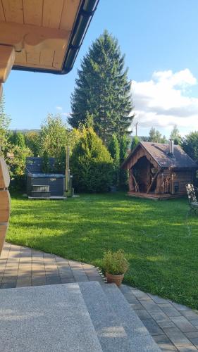 Chata Czarny Kot z jacuzzi i sauną