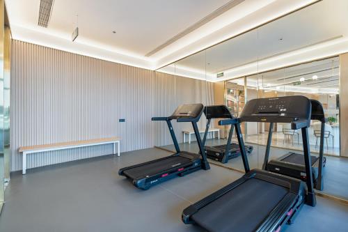 ห้องฟิตเนส, Home Inn-Beijing Beiqing Road Yongfeng Subway Station Paibaiyun Hotel in เขตไห่เตี้ยน