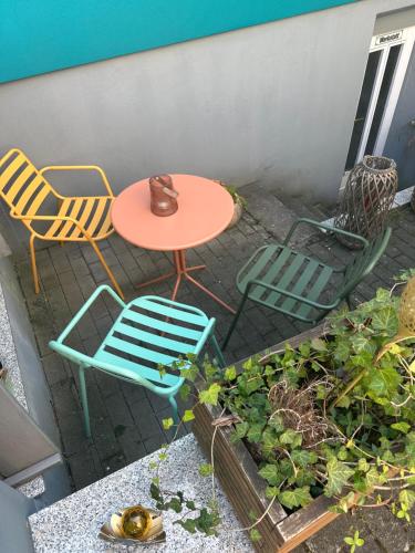 ระเบียง/ชานเรือน, Ferienwohnung Westerburg in เวสเทอร์บูร์ก