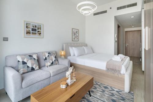 Stylish Studio Apartment In Azizi Riviera One, Dubaj (zdjęcie 4)