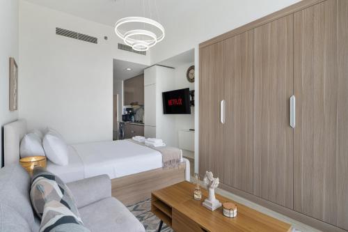 Stylish Studio Apartment In Azizi Riviera One, Dubaj (zdjęcie 5)
