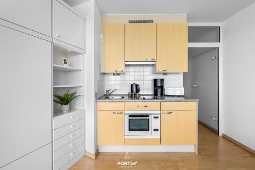 Kitchen, Ferienwohnung im Wikingturm 20 4 in Schleswig