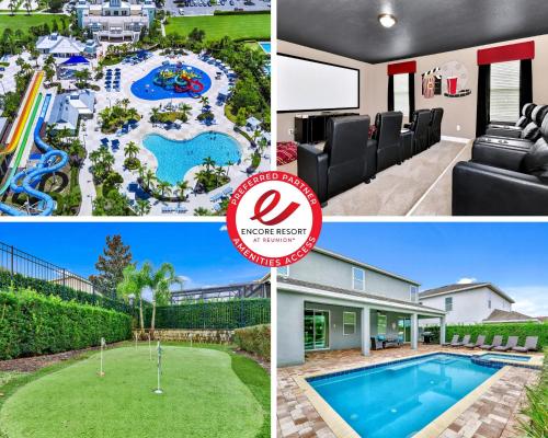 Amazing Home Near Disney with Water Park Access - 7647W - main image