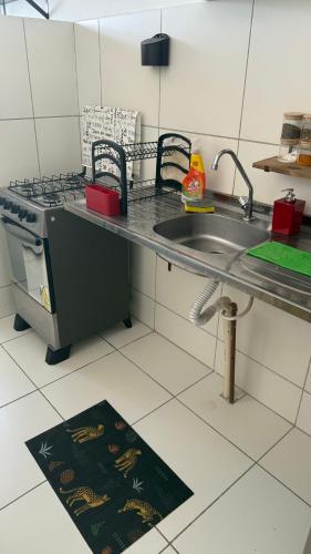 Cocina, Apartamento aconchegante perfeito para o Carnaval in Jardim Atlantico