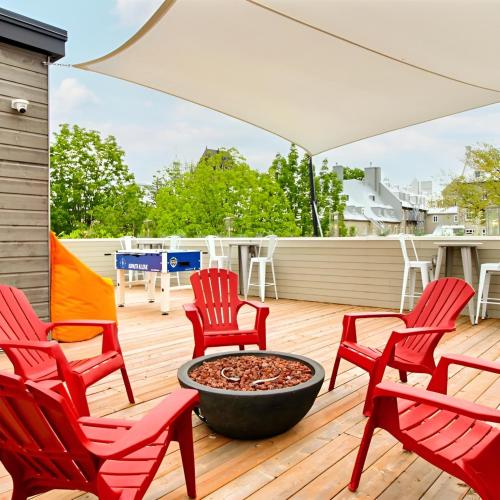 Balcony/terrace, Hôtel AtypiQ in Quebec City (QC)