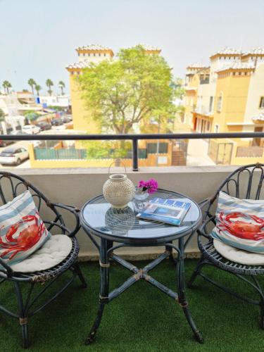 Apartamento Piletas luminoso cerca del mar y terraza