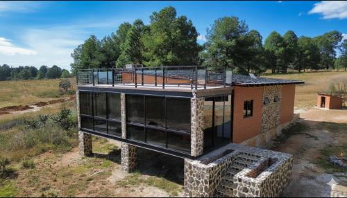 Cábaña bonita vista