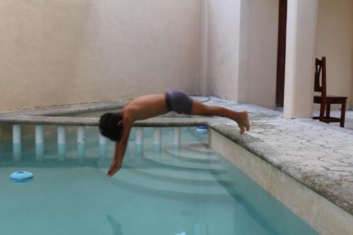 Úszómedence, Hotel Colonial in Escarcega