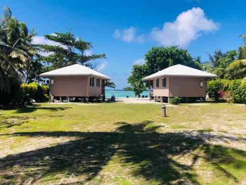 Exterior view, Tiahani Lodge near Maupiti Airport
