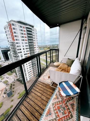 1BR with best view of the city in Tīnūži