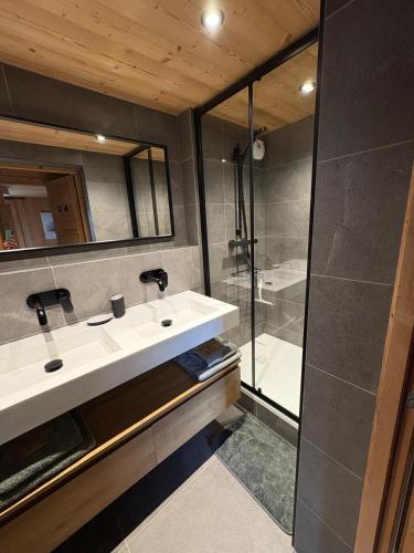 Vannas istaba, Chalet Saint François, appartement privatif pour 4 personnes à Montriond, entre Lac & Ski ! (Chalet Saint Francois, appartement privatif pour 4 personnes a Montriond, entre Lac & Ski !) in Montrionda