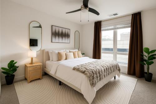 Ágy, Luxury 1BR Atlanta Apartment in English Avenue