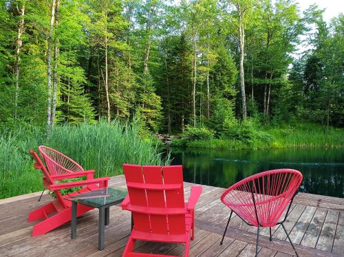 Vaade, Private Hummingbird Room - Modern & Cozy in Mansonville (QC)