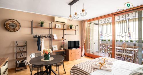 로마 Eur Crystal Garden - Loft moderno con Terrazza privata e Box auto 4성급 싱글룸 스위트룸