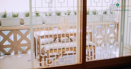 로마 Eur Crystal Garden - Loft moderno con Terrazza privata e Box auto 4성급 싱글룸 레스토랑