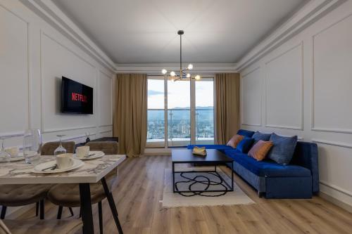 26th Floor 1BR Apt, Pool & Spa, Gym, Free Parking, Skopje
