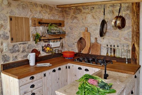 Konyha, Holiday home Olea in Ljutici