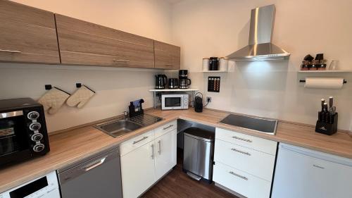 設施, Kings und Queens - 2SZ - Whirlpool - Terrasse - Grill in 杜登霍芬