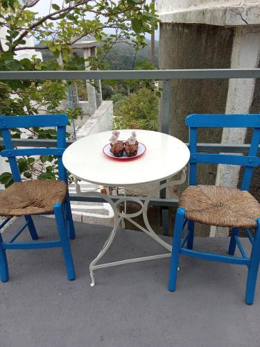 شرفة/ تراس, Soultana's House in Limnionas