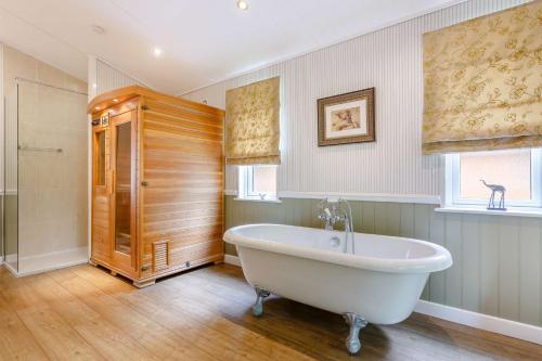 A szálláshely kívülről, Romeo Lodge in Bledington