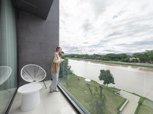 Balcony/terrace, The Grandiose Hotel Chiang Rai in Chiang Rai