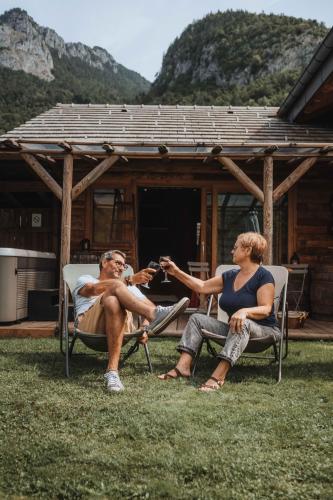Chalet SALOON avec SPA privatif in Le Biot